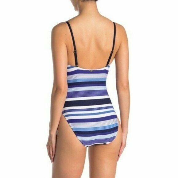 Amoressa by Miraclesuit NWOT Mykonos Calypso Stripe One Piece Swimsuit - Picture 2 of 4